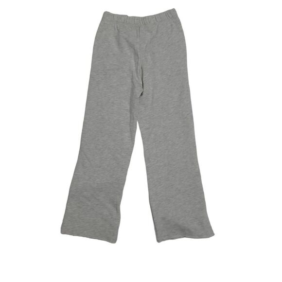 NEW Happy Nation gray wide leg pull on sweatpants with pockets S 7/8 - Picture 3 of 6